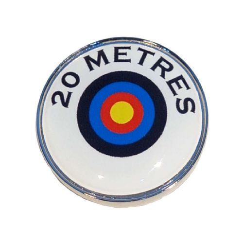 Metres standard badge